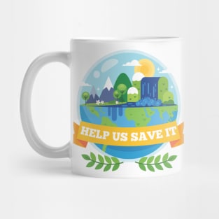 Help us Save earth day 2021 Mug